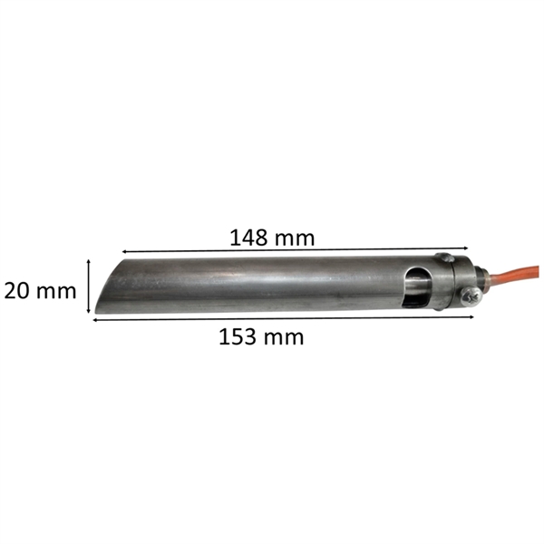 Bougie ou Résistance 300W 9,9 mm longueur 138 mm de poêle à pellet