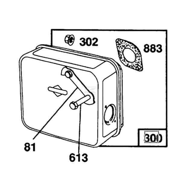 Échappement - 492746 - Briggs & Stratton