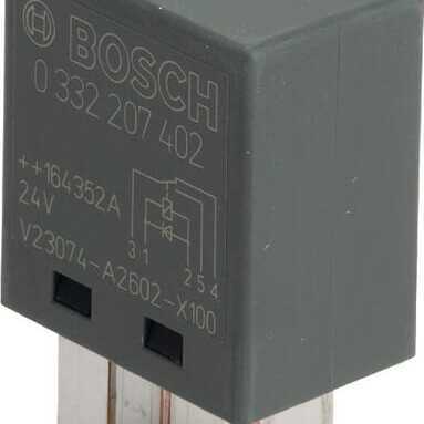 AL-KO Relais Bosch - 0332207402 - Micro-relais, 24 V, 5 A