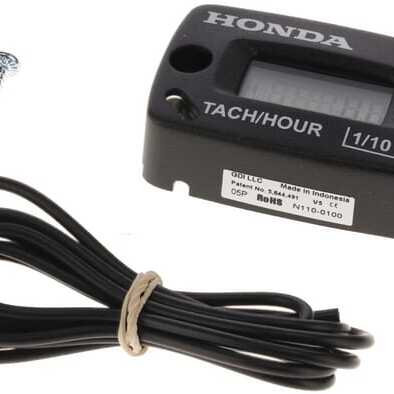 Honda Compteur horaire et compte-tours - 08174ZL8023HE - Heure et tachymètre Max 16 000 RPM