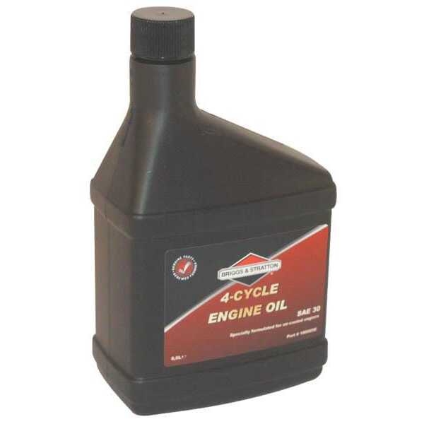 BS Huile de moteur 4-temps Briggs & Stratton - 100005E - Huile SAE 30 0,6L Briggs & Stratton