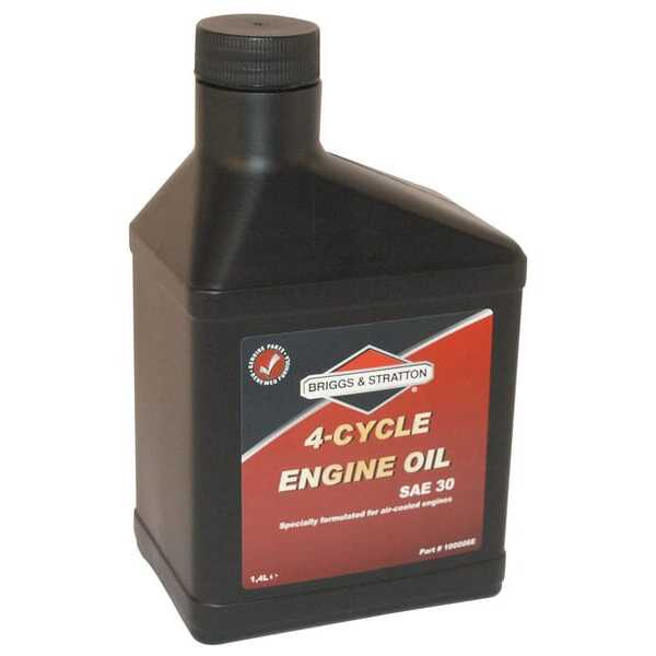 BS Huile de moteur 4-temps Briggs & Stratton - 100006E - Huile SAE 30 1,4L Briggs & Stratton