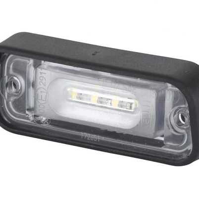 John Deere Eclaire-plaque 2KA.010.278-411 Hella LED - 2KA010278411 - Éclairage de plaque d'immatriculation LED 12V