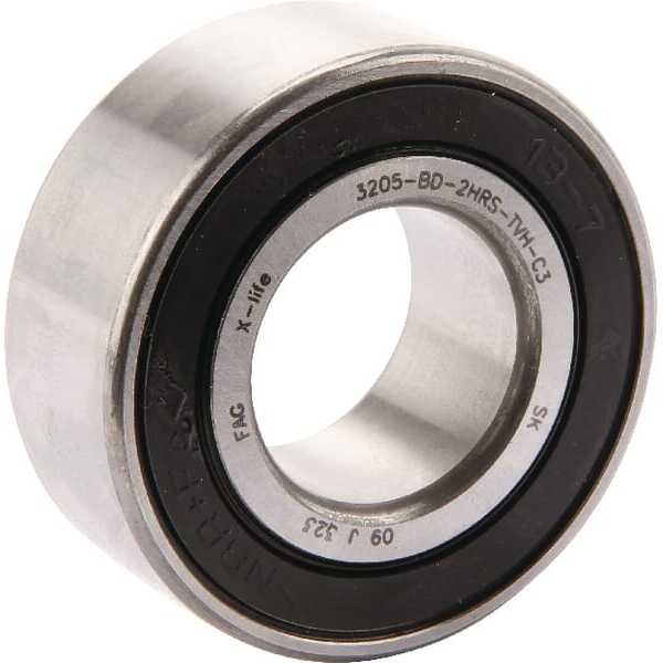 John Deere Roulements à billes à contact oblique à deux rangées - 32052RSC3 - Roulement à billes à contact oblique 25x52x20.6mm 