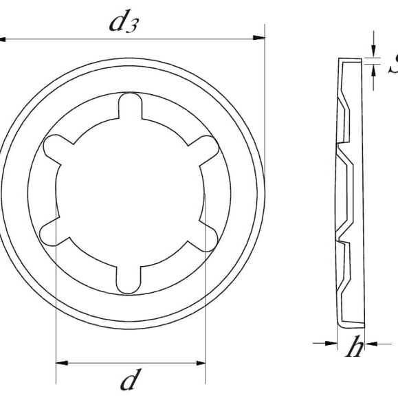 AL-KO Starlock circlips OE - 513010 - Fixation rapide 16 SXN27