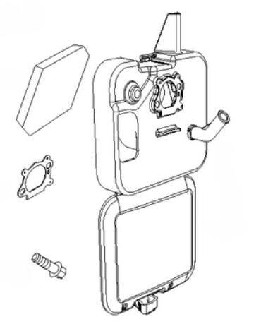 Briggs & Stratton Filtre à air complète - 798293 - Filtre à air