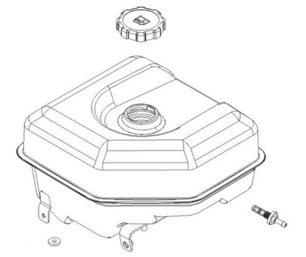 Briggs & Stratton Réservoirs à carburant - 799782 - Réservoir de carburant