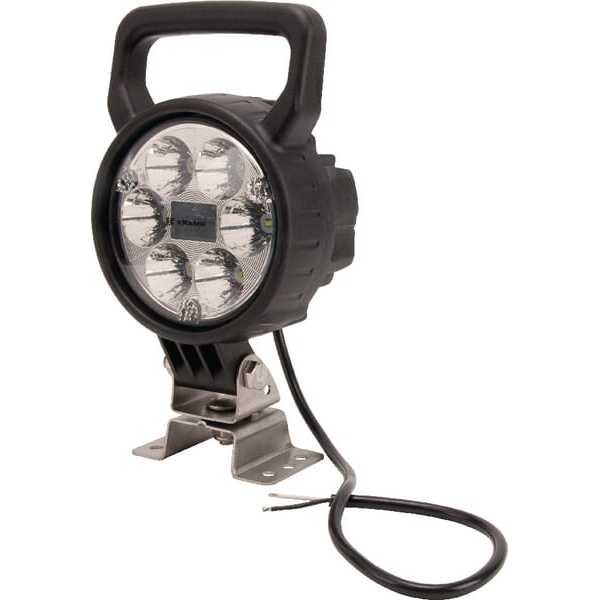 John Deere Phares de travail ronds à LED - LA10016 - Phare de travail LED rond 25W 2000lm, 10/30V, Ø 117mm très longue portée 6 