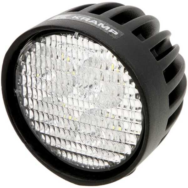 John Deere Phares de travail ronds à LED - LA10551 - Phare de travail LED 4000lm, rond, blanc, 10/30 V, 84x126x71.8mm, prise AMP
