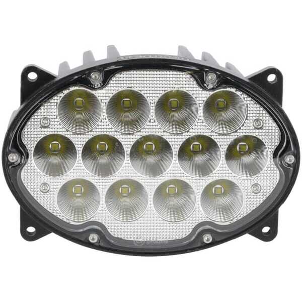 John Deere Phare de travail à LED ovale - LA10559 - Phare de travail LED, 65 W, 5200 lm, ovale, 10/30 V, 161x110*90 mm, faisceau