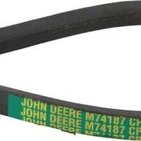 John Deere Courroie trapézoïdale vue d'ensemble - M74187 - Courroie JD