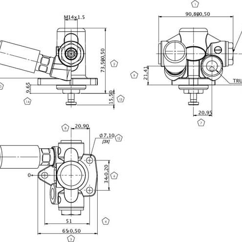 John Deere Pompe de gavage de carburant Kramp - RE46375KR - Pompe d'alimentation en carburant