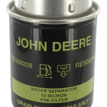 John Deere Fuel filter - RE509208 - Préfiltre à gasoil , à visser