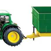 John Deere S01843 avec chargeur frontal et remorque - S01843 - John Deere avec chargeur frontal