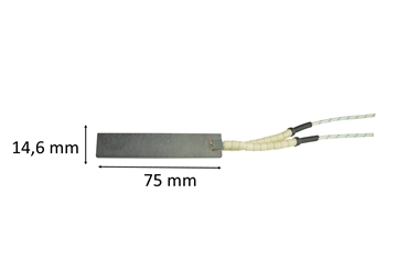  Bougie plate céramique 75 x 14,6 x 4,3mm 280 w 230 
